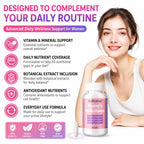 Koltyrine Vimerson Health Multivitamin for Women 13-in-1 Vitamin Complex with Biotin, Collagen & Keratin Vitamins B Complex, A, C, D3, E & K2 Hair Skin Nails & Energy Support 60 Capsules