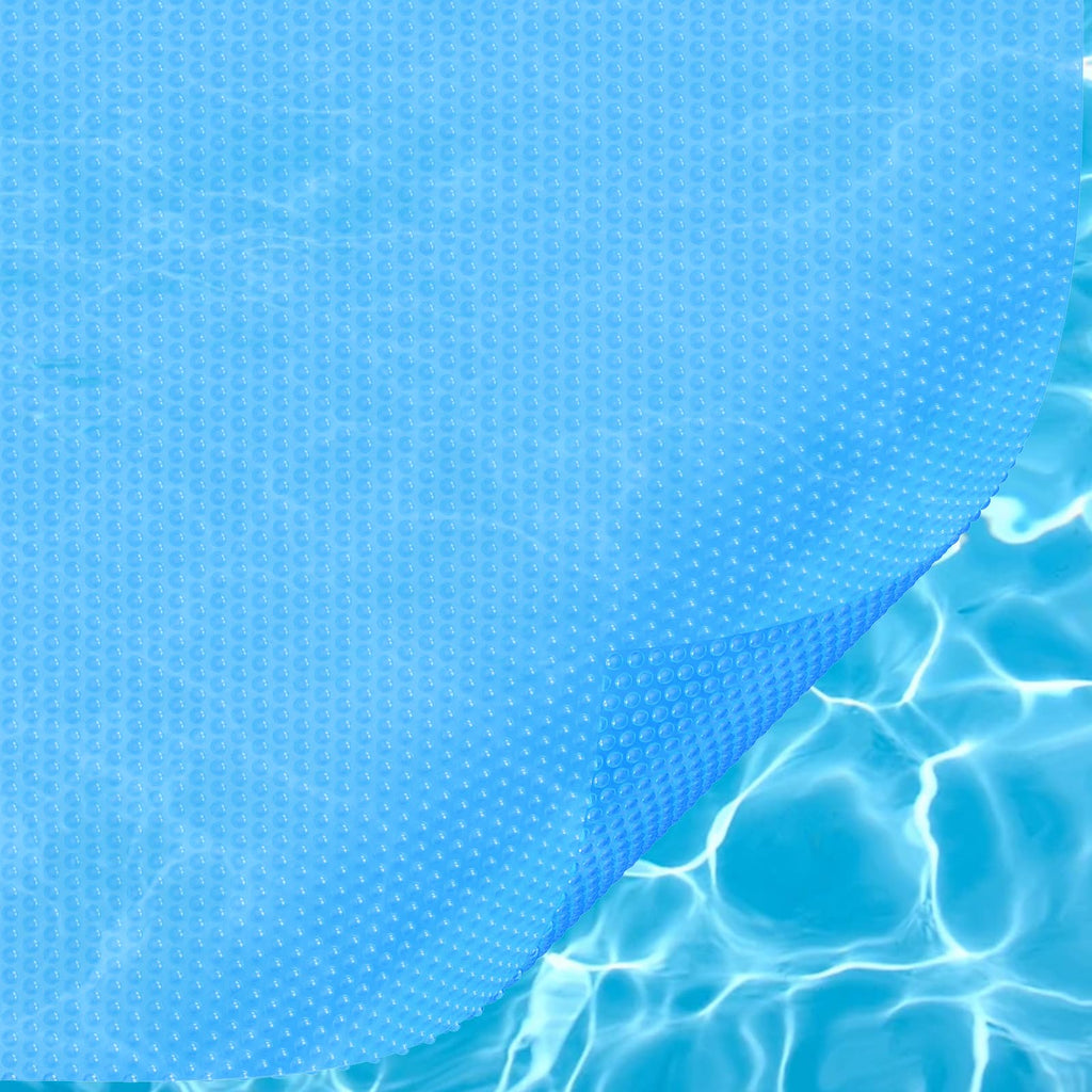 VEVOR Solar Pool Cover, 40 x 20 ft Rectangle Solar Cover 16 mil for Pools, Inground Above Ground Swimming Pool Solar Blanket with Bubble, Heat Retaining Solar Covers Blue