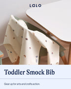 Lalo PAW Patrol Art Smock - Painting Apron For Children - Kids Smock With Long Sleeves and Easy to Clean - 100% Recycled Polyester - Waterproof for Ages 2 And Up - Toddler Painting Smock - Oatmeal