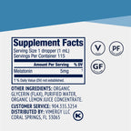 Vimergy Restful You* Liquid Melatonin - Fast-Absorbing Support for Restorative Sleep. Customizable Serving Size. Kosher, Vegan, Paleo-Friendly, Non-GMO. Serving Size: Adults 1mL, Kids 0.2mL.*