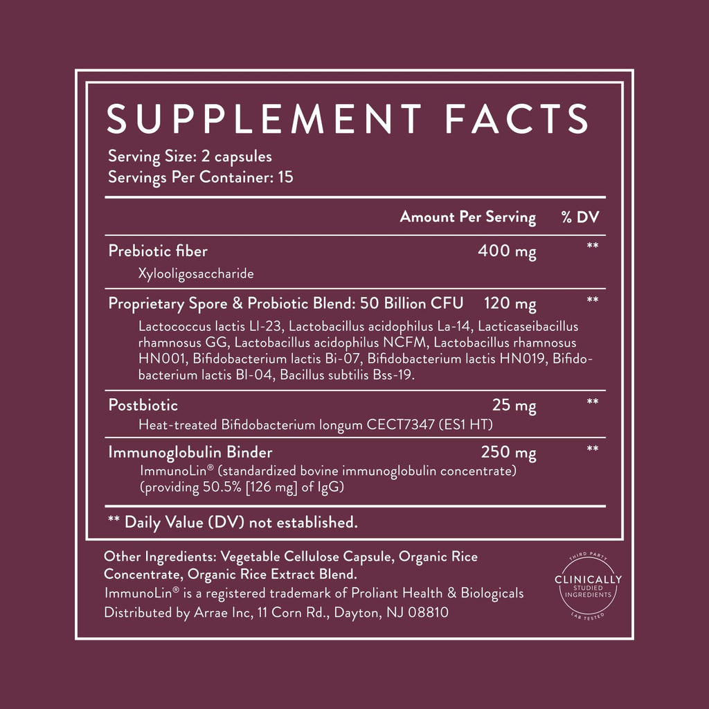 Arrae Tribiotic, Probiotics for Women, Support for Vaginal pH Balance, Gut, Immune, and Feminine Health, Prebiotics, Probiotics, Postbiotics, 30 Count