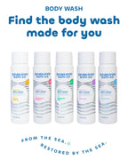 Seaweed Bath Co. Hydrate Body Wash - Eucalyptus Peppermint - Hydrating Lathering Cleanser with Nourishing Natural Ingredients - Vegan, Paraben and Sulfate Free Shower Gel - 12 oz