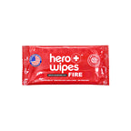 Hero Wipes Body Wipes Remove 98% Of Carcinogens, Ash, Soot, Smoke, Toxins - 120ct Extra Thick Durable 10x9 inches Firefighter Wet Wipes