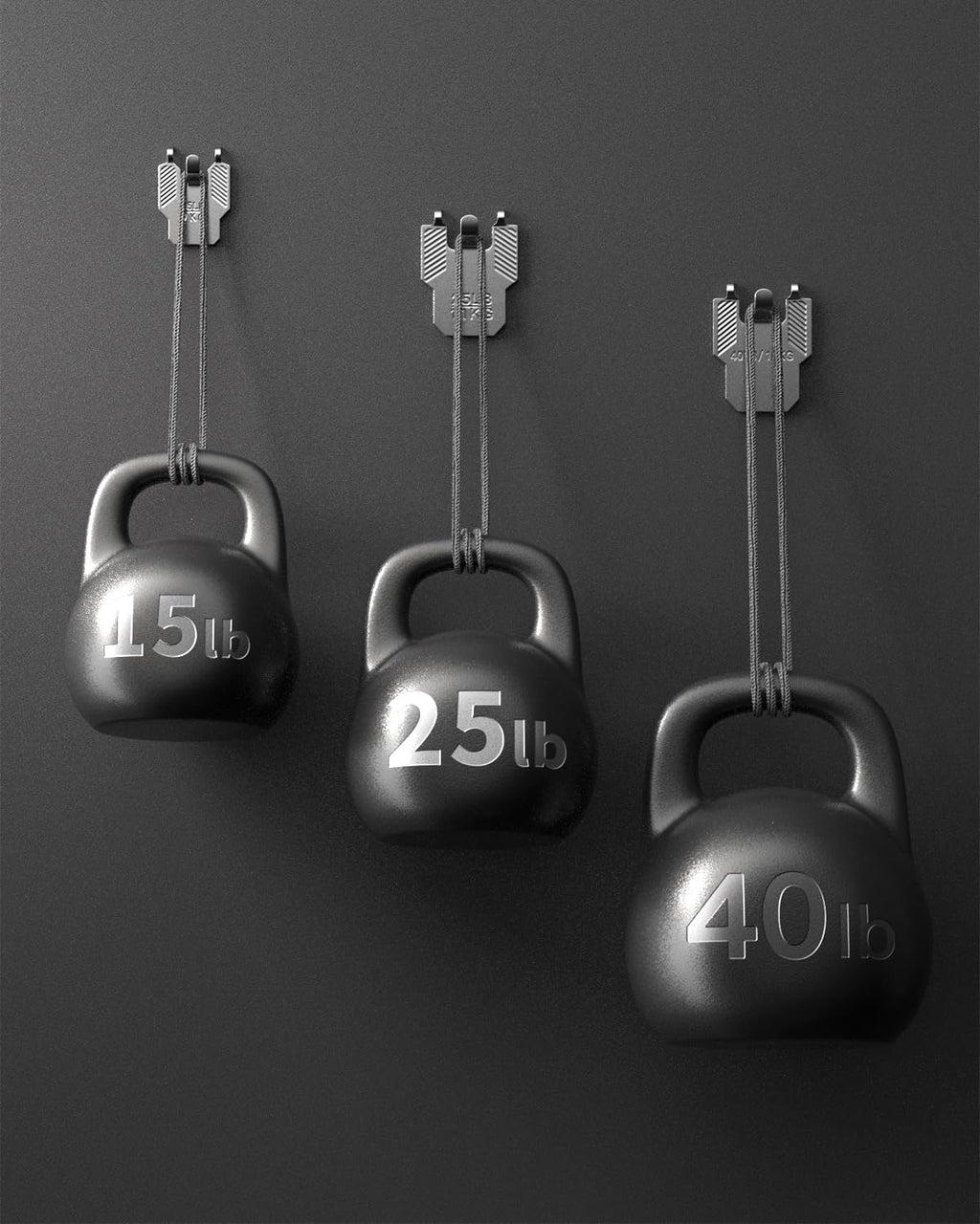 15 25 40 lb Drywall Picture Hangers Claw: 25 Pack Heavy Duty Damage Free Wall Picture Hanging Hooks - Art Mirror Photo Frame Sawtooth Wire D Ring Hanger Kit for Room Office Decor