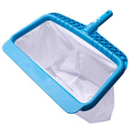 DABOVIN Professional Pool Bottom Skimmer Net for Cleaning Pollen Bugs, Ultra Fine Mesh Leaf Rake with Sturdy Plastic Frame
