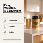 Organic Powdered Peanut Butter from US Farms – Bulk, Only 1 Ingredient - Roasted Peanuts, Vegan, No Additives, Preservative Free, No Salt, No Sugar - 45 Servings