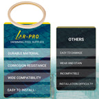 AR-PRO 8 3/8" Pool Light Lens Gasket - Exact Replacements for Pentair Part Numbers 79101600Z and 79104800 - Works with Pentair IntelliBrite, AmerLite, and SAM Amerlite Lights，Set of 3