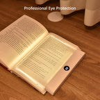 Choudao Tech LED Book Light and Night Light 2 in 1, 3 Color Temperatures & Stepless Dimming, USB Rechargeable Reading Light with Timer for Night Reading (White)