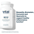 Vital Nutrients BCQ - Vegan Boswellia, Bromelain, Curcumin & Quercetin Supplement - Joint Support Supplement - Supports Sinus & Digestive Health - Gluten, Dairy, Soy Free - 120 Capsules