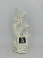 SAMPU Craft Angel Figurines Garden Statue with Solar Powered Light 12.2IN