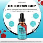 Free Sugar Pro Drops, FreeSugar Pro Blood Formula Support Supplement Liquid Drops - Maximum Strength, FreeSugarPro Health and Wellness All Natural Formula Drops, Free SugarPro Drops Reviews (2 Pack)