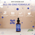Tongkat Ali Liquid Drops Shilajit, Ashwagandha, Turkesterone, Fadogia Agrestis, Magnesium, Irish Sea Moss, and Zinc Herbal Supplement by Clean Nutra