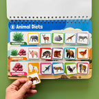 QUOKKA Montessori Busy Book for Ages 4-8 - Pre K Toddler Learning Activities for Homeschooling - My Preschool Busy Book for Toddlers 3-5 - 15 Kids Educational Animal Activities