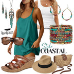 SPUNKYsoul presents "Zura" Bohemian Multi-Colored Cube Beaded Hoop Earrings for Women (Teal/Red/Cube)