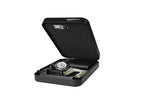 Amazon Basics Portable Security Case Lock Box Safe with Combination Lock for Documents, Valuables and Personal Items, XXL, Black
