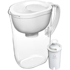 Brita Large 10 Cup Water Filter Pitcher, Includes 1 Filter, Bright White