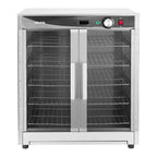 VEVOR Electric Hot Box Food Warmer, 5-Tier Commercial Warming Cabinet with Water Tray, Double-Door and Adjustable Shelves, Stainless Steel Food Warmer Cabinet, for Restaurant, Kitchen, Pizza, Chicken
