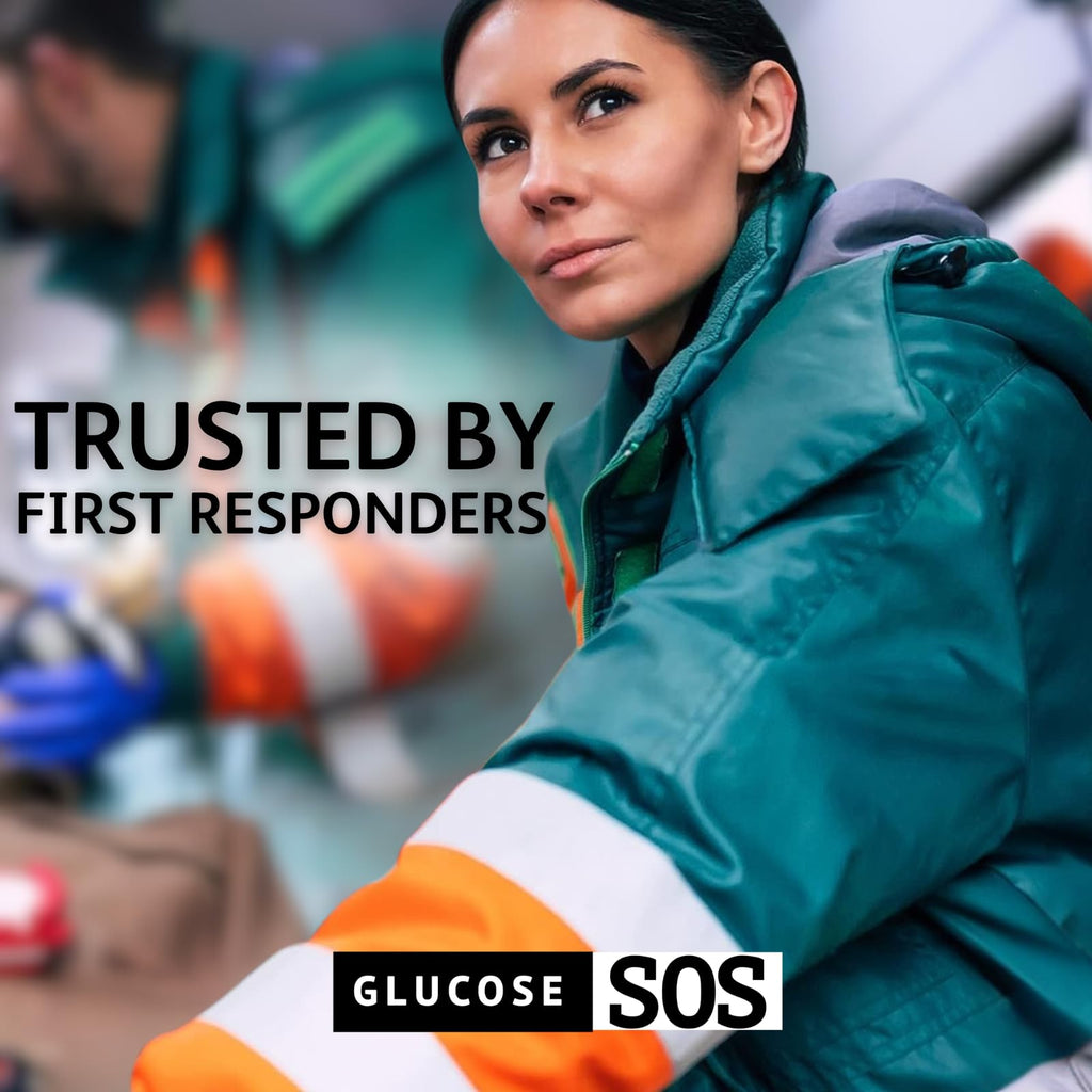 Glucose SOS Glucose Powder Packets with Natural Dextrose, Fast-Absorption That Instantly Dissolves in Your Mouth with No Water Needed, Kiwi Strawberry 72 Servings
