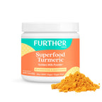 Further Food Superfood Turmeric Root Powder - Maximum Absorption, Natural Immune Booster, Golden Milk Blend, Sugar Free, Keto, Vegan, Non-GMO, 6.35 Oz