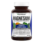 FarmHaven Magnesium Complex –Magnesium Glycinate & Malate w/Vitamin D3, 100% Chelated for Max Absorption, Vegetarian – Bone Health, Nerves, Muscles, 120 Capsules, 60 Days