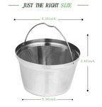 Stainless Steel Reusable Coffee Filters Basket 8 12 Cup Sturdy Permanent Coffee Filter fit for Mr. Coffee Black,Decker Coffee Makers 8 12 cups