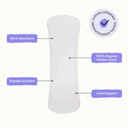 Honey Pot - Calming Long Panty Liners for Women - 100% Organic Cotton Top Sheet - Feminine Care - Non Cooling - Calming Herbs of Lavender, Ashwagandha, & Lemon Balm - 120ct