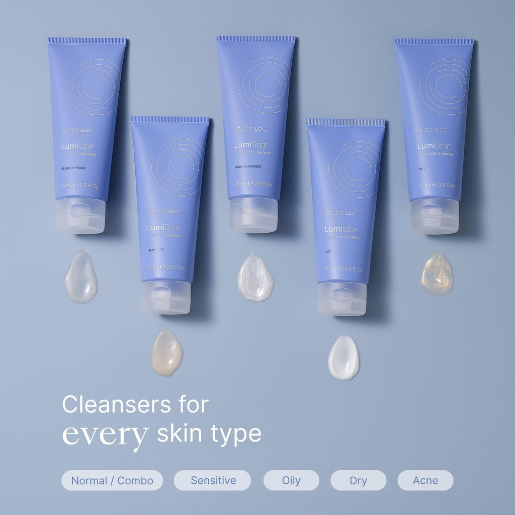 Nu Skin ageLOC LumiSpa Treatment Cleanser | Sensitive Skin | Gentle and Comforting Formula for Balanced Complexion | Enhanced LumiSpa Performance | Infused with ageLOC Technology | 2.5 fl oz