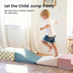 Tiny Land Soft Foam Climbing Blocks for Toddlers, 6-Piece Foam Blocks