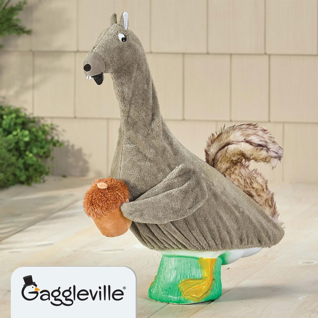 Gaggleville Squirrel Goose Outfit, Fits Large 23" H Statue, by Fox