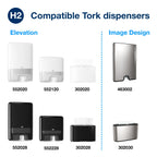 Tork Multifold Hand Towel White H2, Universal, 100% Recycled Fibers, 16 x 250 Towels, MB540A