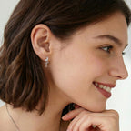 SLUYNZ 925 Sterling Silver Tiny Moon Star Earrings Studs for Women Teen Girls Small Moon Studs Earrings Star Drop (A-Silver)