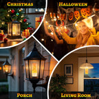HoogaLife Flame Light Bulbs, E26 Led Light Bulb with Effect of Real Candle Fire Light, 4w Flame Bulb with Upside Down Effect, for Christmas Halloween Home Party Holiday House Room Porch
