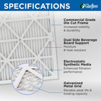 Glasfloss 20x24x2 MERV 10 Furnace Filter (12 Pack)