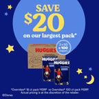 Huggies Overnites Diapers Size 4, 58 Count
