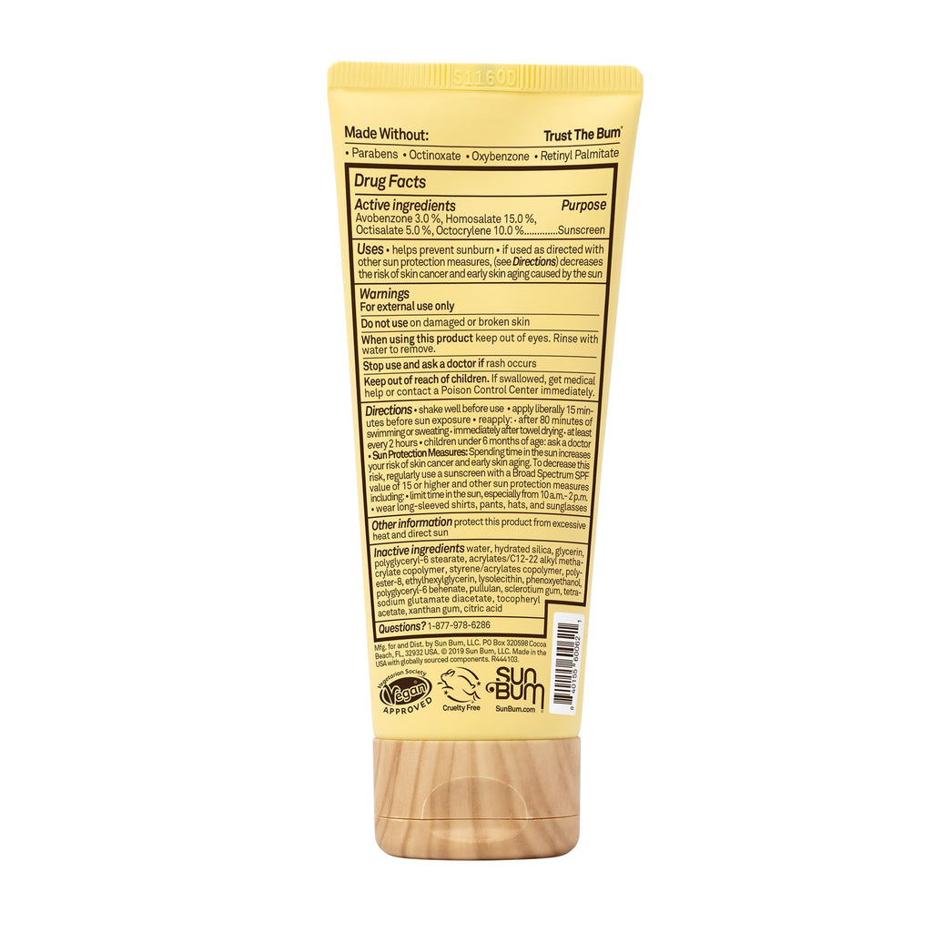 Sun Bum Original SPF 70 Sunscreen Face Lotion - Broad Spectrum Moisturizing Facial Sunscreen with Vitamin E - Fragrance Free - Travel Size - 3 oz