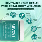 KLUNIZ Revive Hair Gummies, Balmbare Revive Gummies for Hair, Promotes Thicker, Fuller, Stronger Hair, with Organic Irish Sea Moss, Pearl Powder Glow, Vitamin C/E, Aloe Vera, 60 Count
