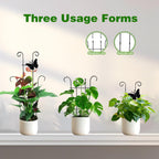 CHOUYUHE 23 Inch Plant Trellis for Potted Plants, Sturdy Metal Houseplant Trellis for Climbing Plants Indoor Outdoor, Rust-Resistant Plant Support for Monstera Pothos Ivy, 4 Pack (4, 23inch)
