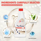 NXPPYY Floor Cleaning Solution Compatible with Roborock Q5/Q7/Q8/S7/S8/Qrevo Series, All Robot Vacuums & Wet Dry Vacuum, Floor Cleaner for Mopping, 4 Bottle Floor Cleaner Refill