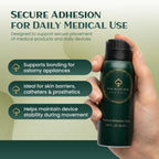 Ten Aces Medical Adhesive Spray | 50 mL (1.7 oz) | Medical-Grade Silicone Adhesive for Ostomy, Catheters, Bandages & Prosthetics with 360° Spray Nozzle | Liquid-Resistant, Secure Hold