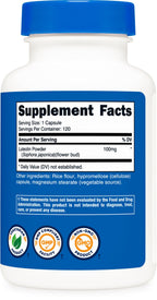Nutricost Luteolin 100mg 120 Capsules - Vegetarian Friendly, Non-GMO, Gluten Free