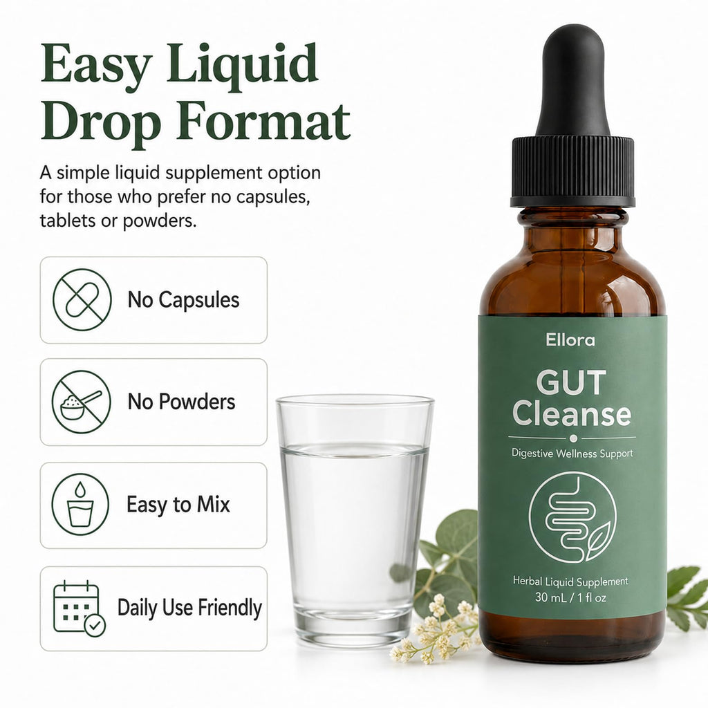 Boaccy Ellora Gut Cleanse Drops, Gentle Gut & Colon Wellness Support, 30 Servings