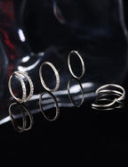 4PCS 18G Nose Rings Hoops, Surgical Steel Earrings Tragus Septum Piercing