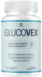 Glucovex Supplement Capsules - Official Glucovex Support Premium Pills Advanced Formula with All Natural Ingredients, Maximum Strength for Wellness & Overall Health, 60 Capsules for 1 Month