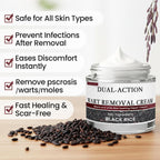 KeraErase Dual-Action Renewal Cream, Black and White Rice Soothing Repair cream, Professional Skin Treatment, Smooths And Refines The Skin, Natural Body Serum Suitable for All Skin Types (2PCS)