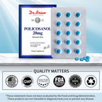Dr. Brian Policosanol 20mg | Supports Heart & Cholesterol Health - Vegan, Gluten Free, Dairy Free, 90 Policosanol Vegetable Tablets