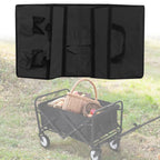 Camping Cart Liner Foldable Wagon Cloth Pocket,Beach Cart Large Capacity Cloth Pocket,for Station Wagons Front and Rear Foldable,Replacement Cloths Bags Size fits Length24-30 Height7-11
