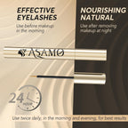 Eyelash Growth Serum – 15 Plant Extracts for Longer, Denser & Robust Lashes, Boosts Natural Lash Development, Enhances Natural Beauty, Hypoallergenic & Oil Free(Bright Gold)