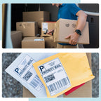 L LIKED 1000 Fanfold 4" x 6" Direct Thermal Labels Shipping Labels with Perforated Line, Permanent Adhesive for Rollo, Zebra, Jadens, Nelko, Munbyn, Phomemo, Commercial Grade