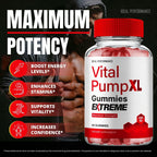 Vital PumpXL Gummies, Official Vital Pump XL Gummies for Men - Maximum Strength Performance, All Natural Support Overall Health & Wellness, VitalPumpXL Advanced Formula Gummy Reviews (2 Pack)