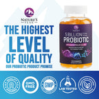 Probiotic Gummies - 5 Billion CFU Per Serving & Top 6 Pro Biotic Strains - Daily Probiotic Gummy Supplement for Women, Men & Teens - Natural Digestive Health, “Good” Gut & Immune Support - 120 Count
